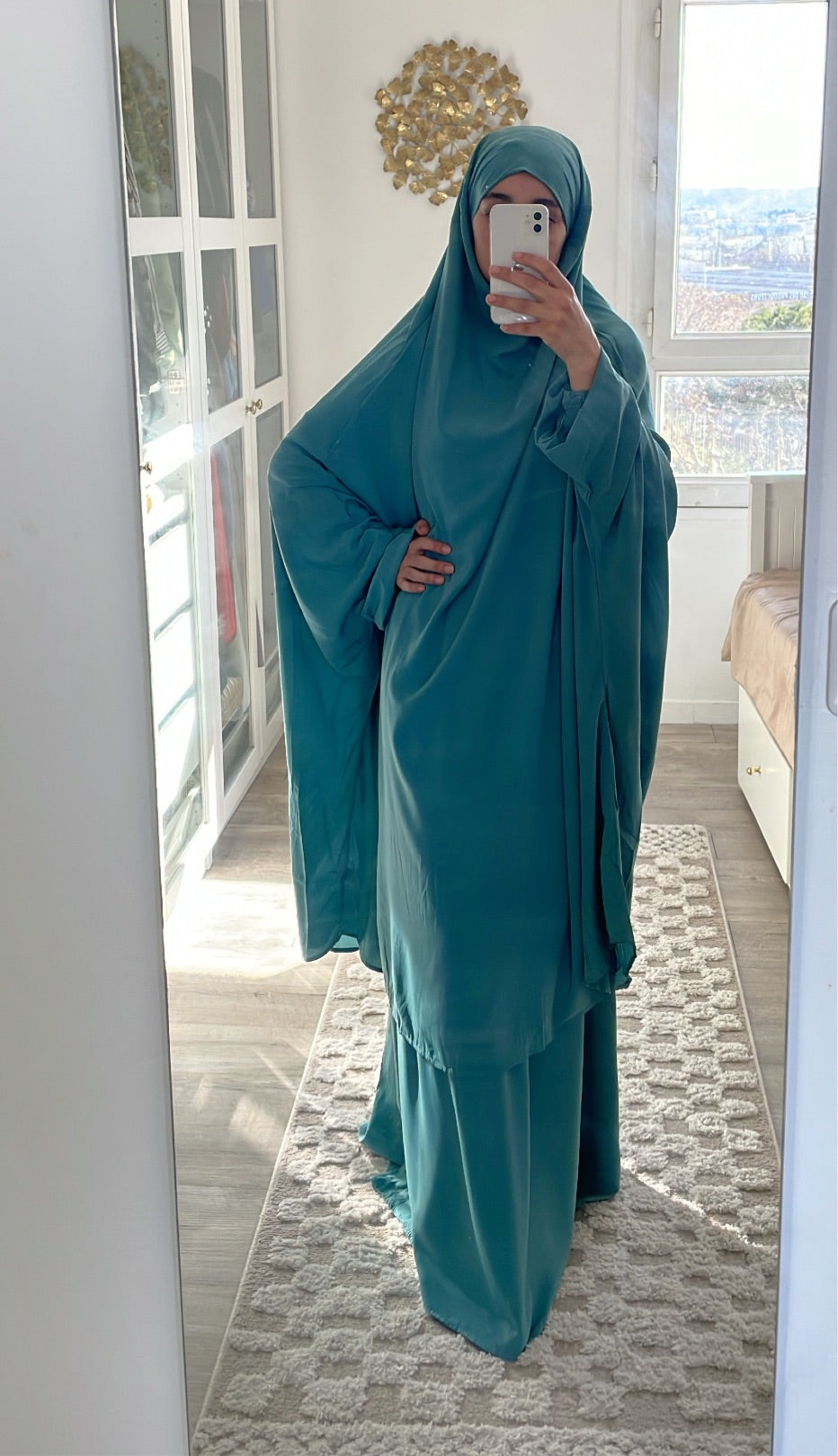 Jilbab bleu clearance turquoise