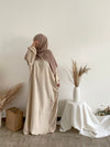 Abaya Saoudienne beige