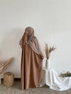 Abaya Saoudienne marron